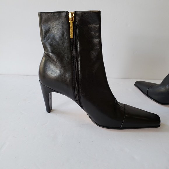 Antonio Melani Leather Ankle Boots Womens EBW390 - Picture 2 of 8